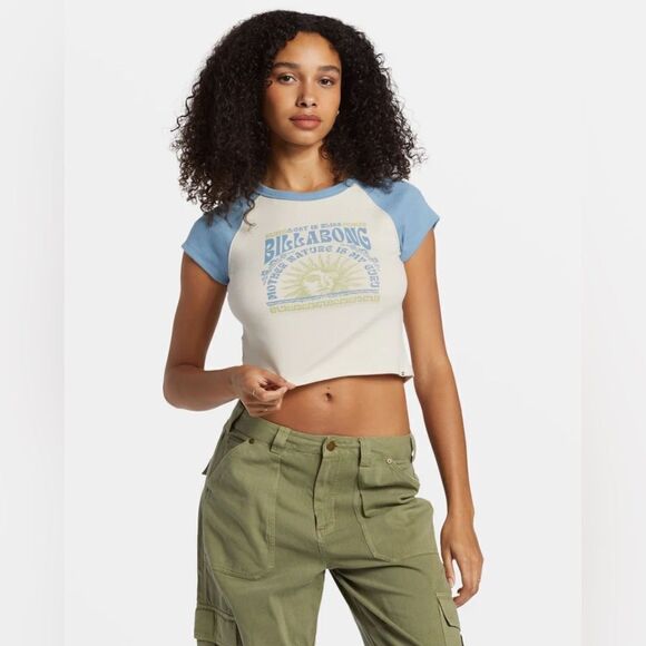 Billabong Blissed Raglan Tee - Picture 5 of 7